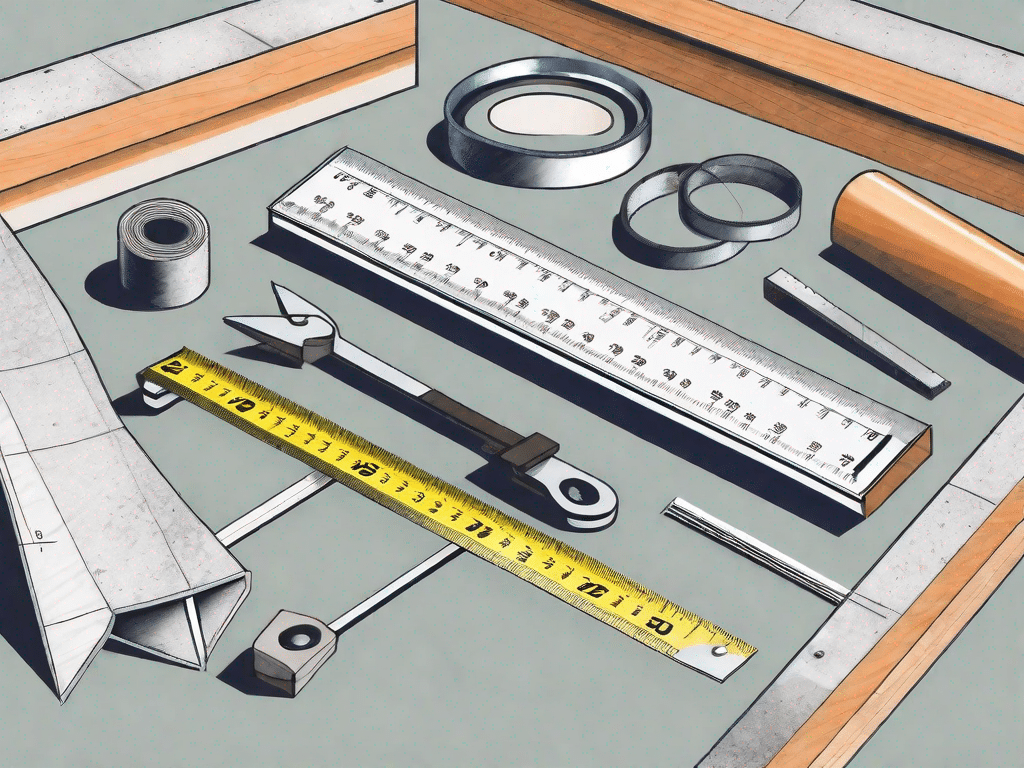 Various tools like a tape measure
