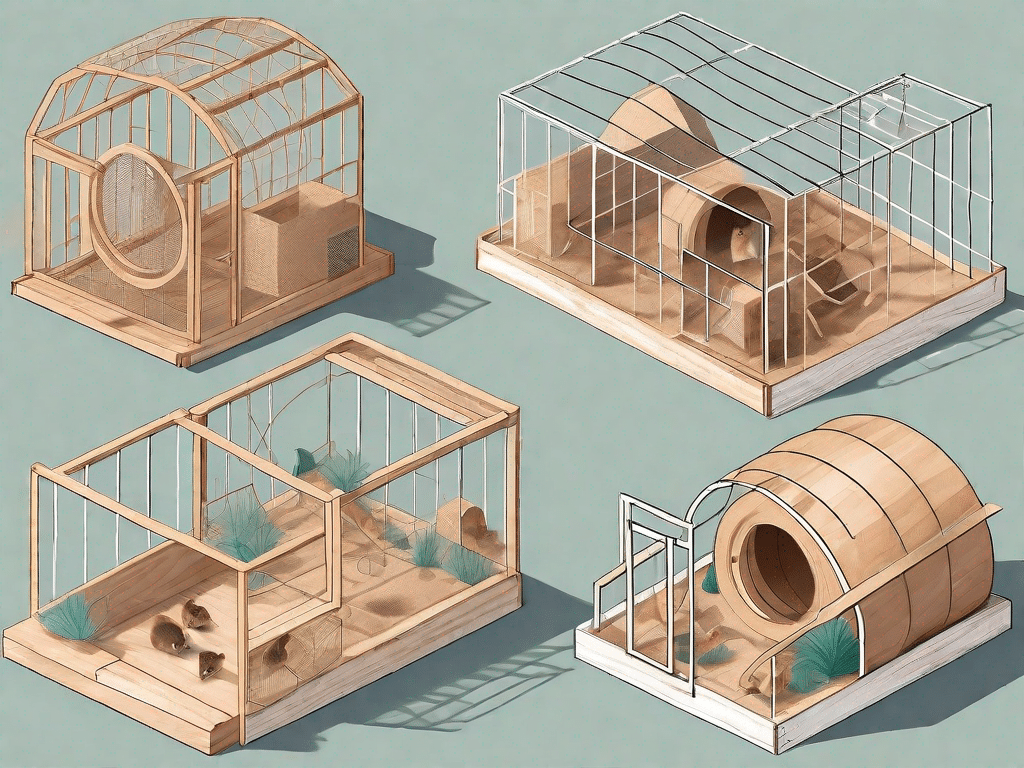 Various diy rodent cages