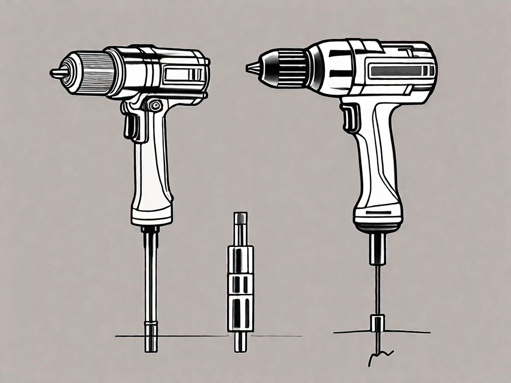Three different types of drills