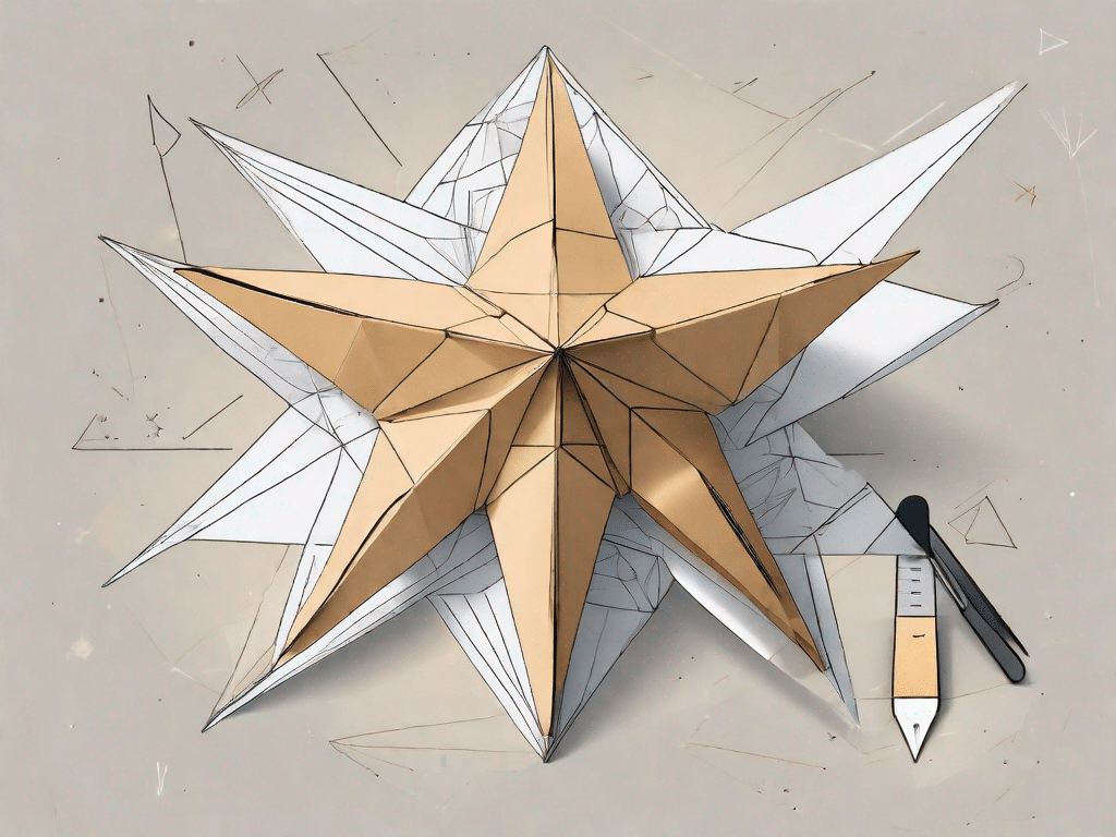 A bascetta star mid-creation