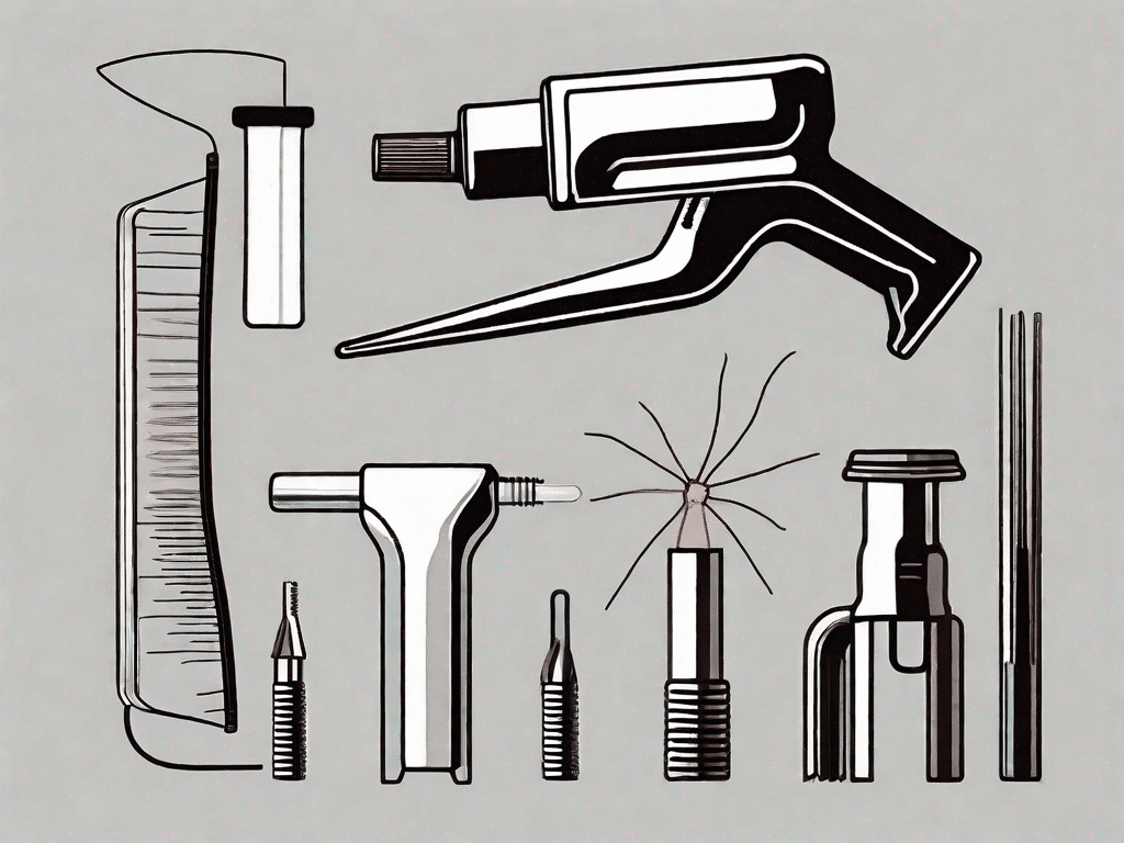 Various tools typically used for bending plexiglas
