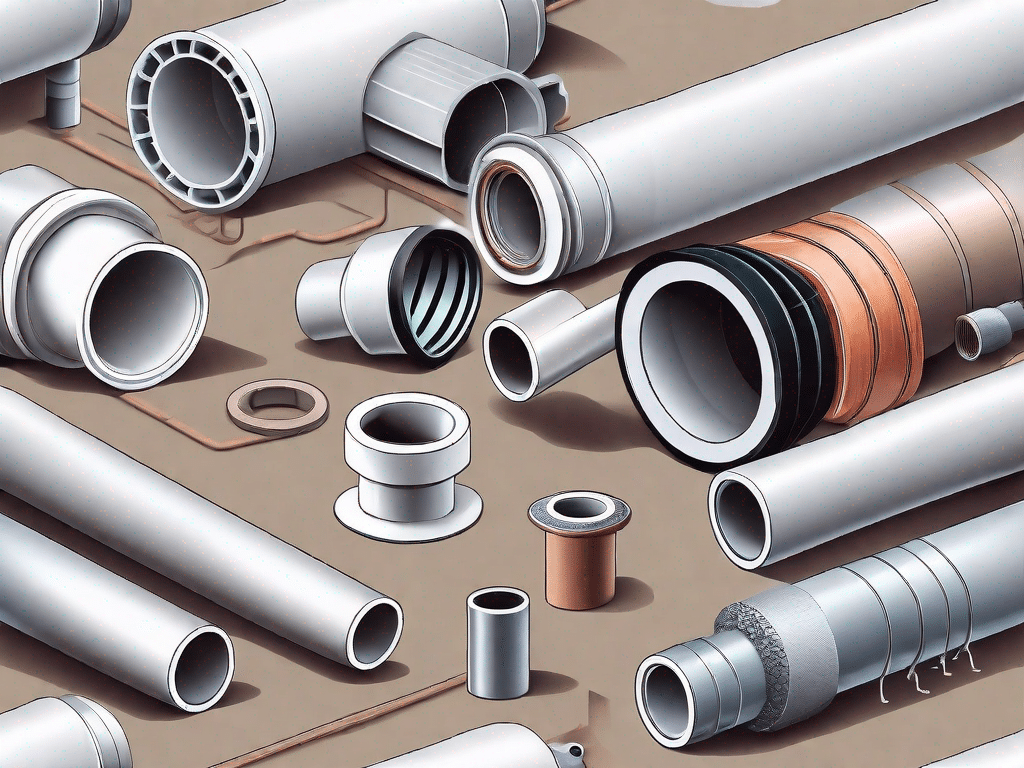 Various types of drain pipes